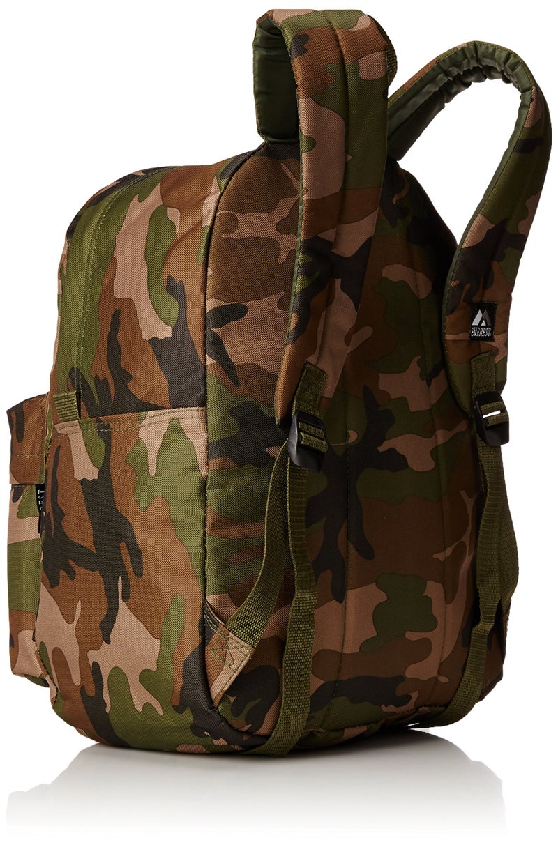 Everest Classic Woodland Camo Backpack, Camouflage, One Size - Image 2